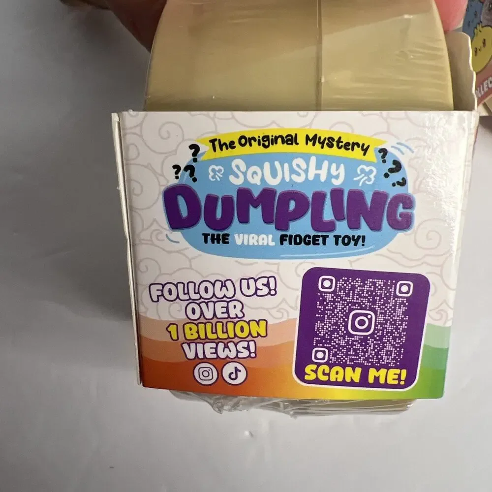 4x RMS Squishy DUMPLING Series 3 Mystery Viral Fidget Toy PARTY CONFETTi Edition